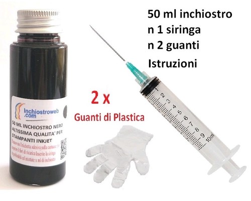 Inchiostro nero compatibile - nero,